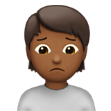 PERSON FROWNING (medium-dark)