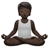 PERSON IN LOTUS POSITION (dark)