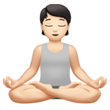 PERSON IN LOTUS POSITION (light)