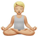 PERSON IN LOTUS POSITION (medium-light)