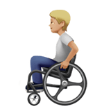 PERSON IN MANUAL WHEELCHAIR (medium-light)