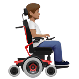 PERSON IN MOTORIZED WHEELCHAIR FACING RIGHT (medium)