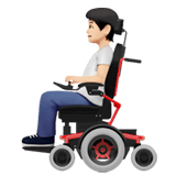 PERSON IN MOTORIZED WHEELCHAIR (light)