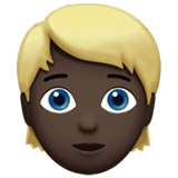 PERSON WITH BLOND HAIR (dark)