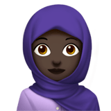 PERSON WITH HEADSCARF (dark)