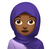 PERSON WITH HEADSCARF (medium-dark)