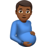 PREGNANT MAN (medium-dark)