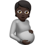 PREGNANT PERSON (dark)