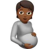 PREGNANT PERSON (medium-dark)