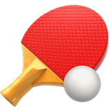 Table Tennis Paddle And Ball