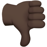 THUMBS DOWN SIGN (dark)