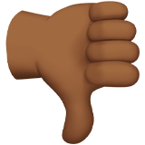 THUMBS DOWN SIGN (medium-dark)