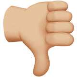 THUMBS DOWN SIGN (medium-light)