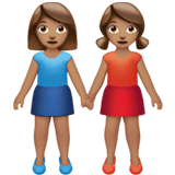 TWO WOMEN HOLDING HANDS (medium)