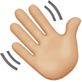 WAVING HAND SIGN (medium-light)