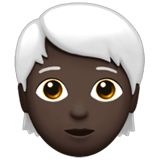 PERSON: WHITE HAIR (dark)