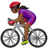 WOMAN BIKING (medium-dark)