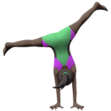 WOMAN CARTWHEELING (dark)