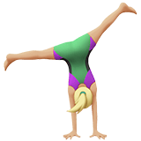 WOMAN CARTWHEELING (medium-light)