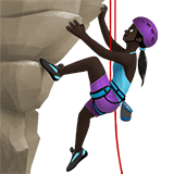 WOMAN CLIMBING (dark)