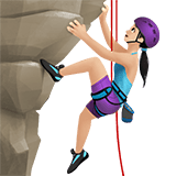 WOMAN CLIMBING (light)