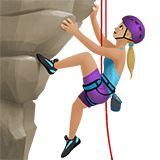 WOMAN CLIMBING (medium-light)