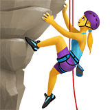 Woman Climbing