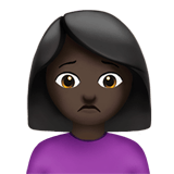 WOMAN FROWNING (dark)