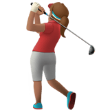 WOMAN GOLFING (medium)