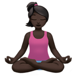 WOMAN IN LOTUS POSITION (dark)