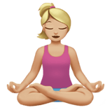 WOMAN IN LOTUS POSITION (medium-light)