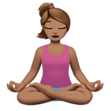 WOMAN IN LOTUS POSITION (medium)