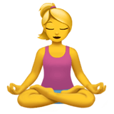 Woman In Lotus Position