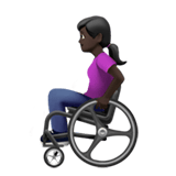 WOMAN IN MANUAL WHEELCHAIR (dark)