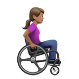 WOMAN IN MANUAL WHEELCHAIR FACING RIGHT (medium)