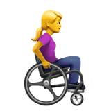 Woman In Manual Wheelchair Facing Right