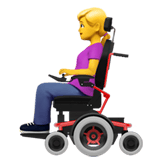 Woman In Motorized Wheelchair