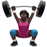 WOMAN LIFTING WEIGHTS (dark)