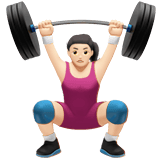 WOMAN LIFTING WEIGHTS (light)