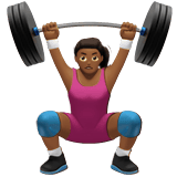 WOMAN LIFTING WEIGHTS (medium-dark)