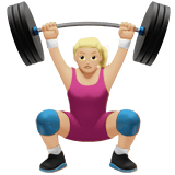 WOMAN LIFTING WEIGHTS (medium-light)