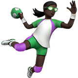 WOMAN PLAYING HANDBALL (dark)