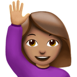 WOMAN RAISING HAND (medium)