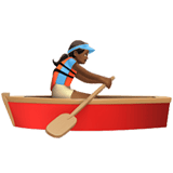 WOMAN ROWING BOAT (medium-dark)