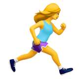 Woman Running Facing Right