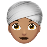 WOMAN WEARING TURBAN (medium)