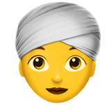 Woman Wearing Turban