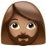 WOMAN: BEARD (medium)