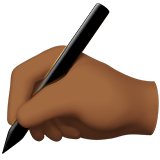 WRITING HAND (medium-dark)